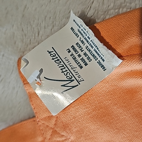 NWT Mini Peach canvad bucket bag - Picture 2 of 5